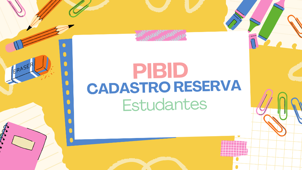 Capa da notícia: PIBID